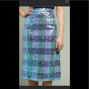 Anthropology Maeve sequin midi skirt  Size 2